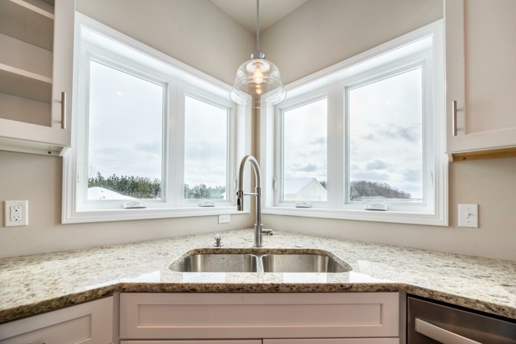 Bright kitchen in an energy-efficient Impact home